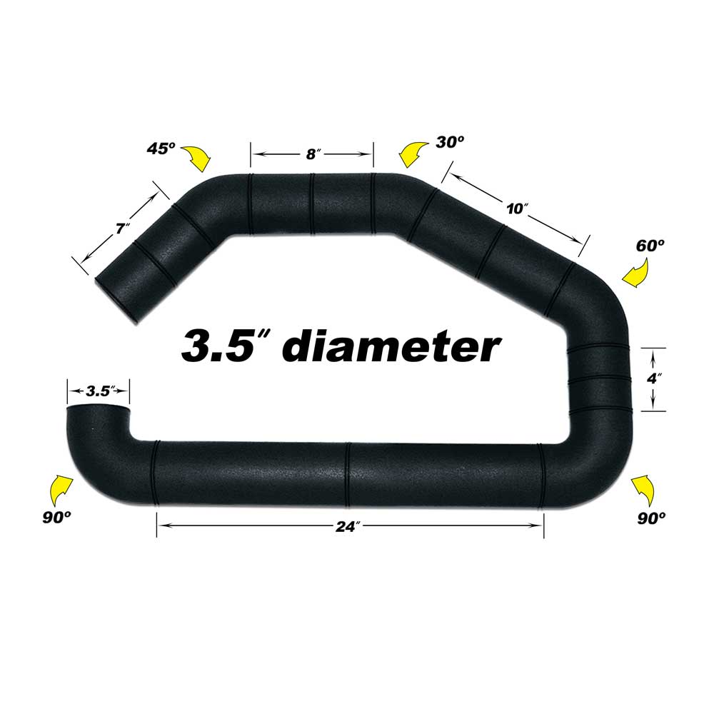 Airaid 100-350 Air Intake Tube||air-100-350.Jpg||85||a86100350||2236008