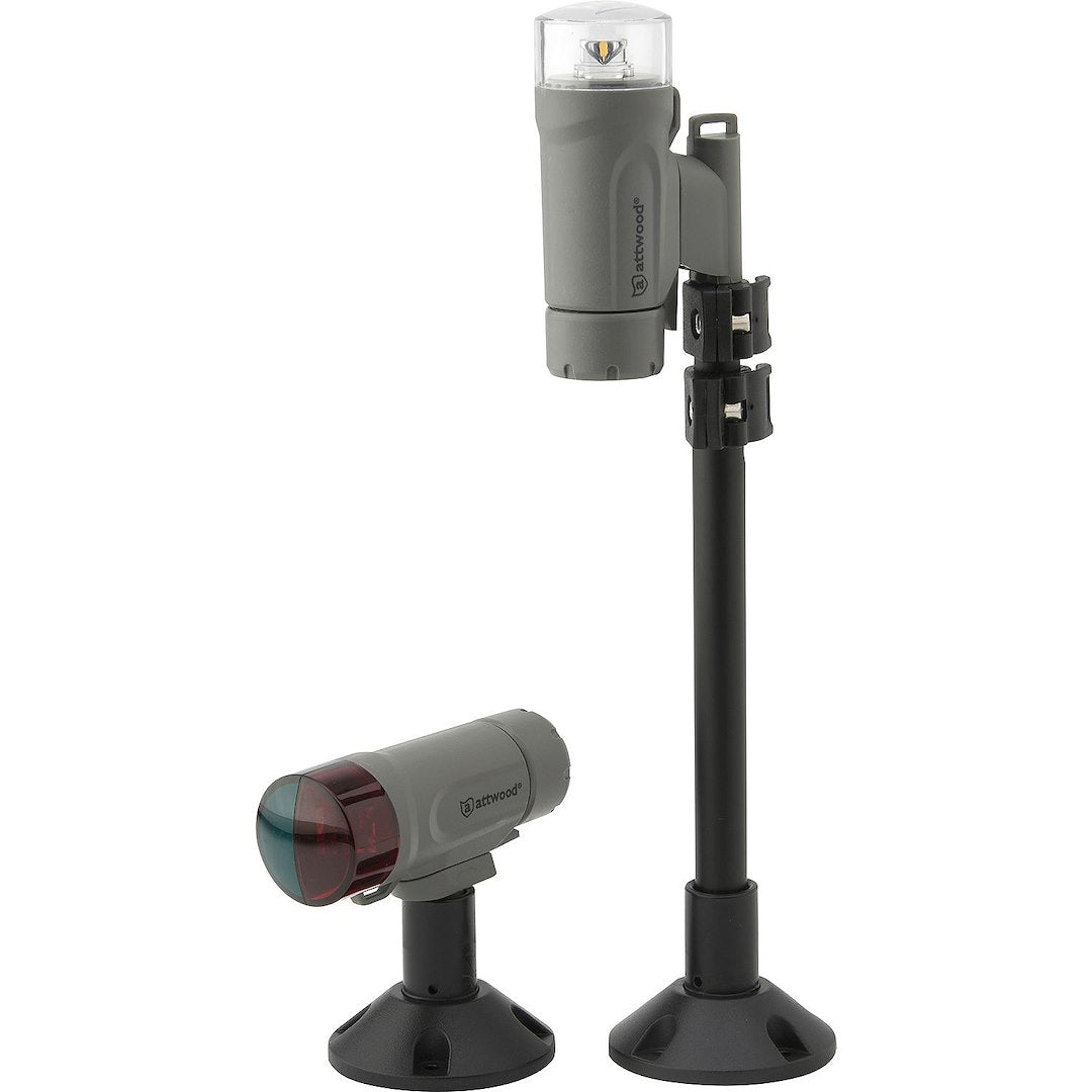 Attwood Marine 14190-7 Navigation Light||14190-7_Portable_Nav_Light_Kit_Led_Gray_Light_Off.Jpeg||95||a7j141907||1192216