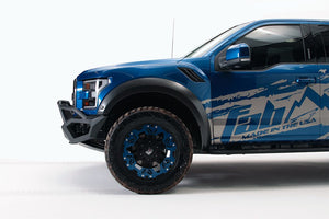 Product of Fab Fours FF17-D4352-1 Vengeance Steel Matte Powder Coated Bumper 
