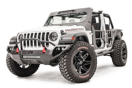 Product of Fab Fours JL18-D4652-1 Vengeance Steel Powder Coated Bumper 