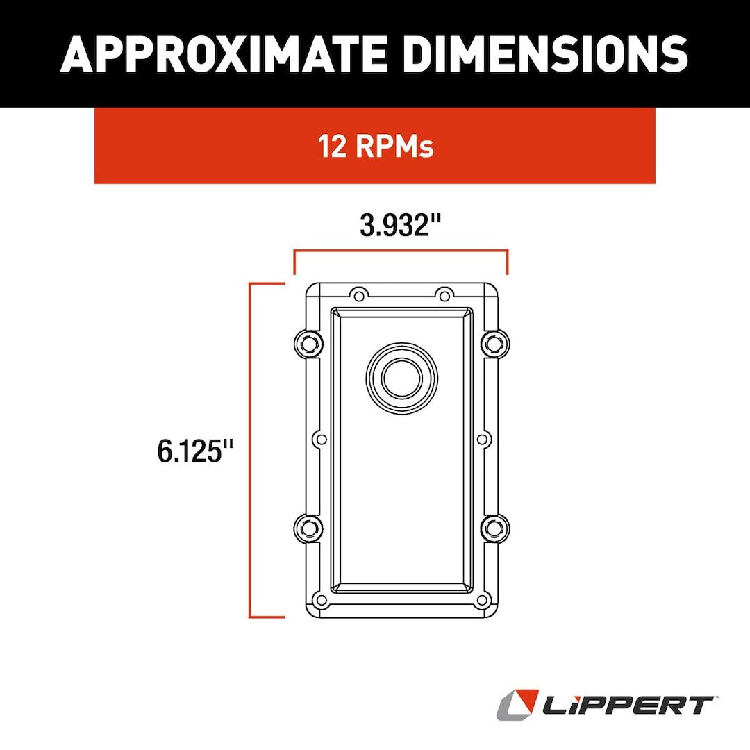 Product of Lippert Components 138449 Lippert 3 X 3 Through Frame Slide Outs Slide Out Motor 