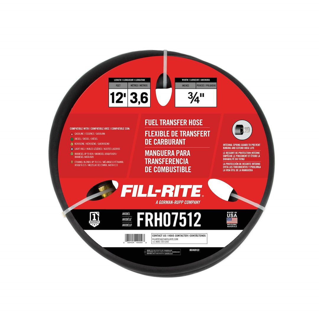 Fill-Rite Frh07512 Liquid Transfer Tank Pump Hose||frh07512_3.Jpg||88||f72frh07512||1427280