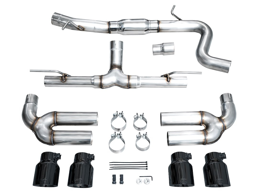 Product of AWE Tuning 3020-43897 Track Edition Cat-Back System Exhaust System Kit 