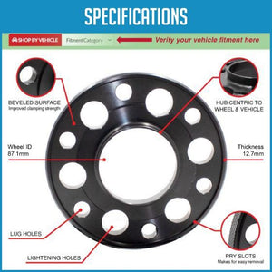 Coyote Wheel Accessories Fd6135-12.7-871.2oe Wheel Spacer||infographic_Spacer-Specifications_Fd6135-Series_2.Jpg||87||rev51278712oe||1699251