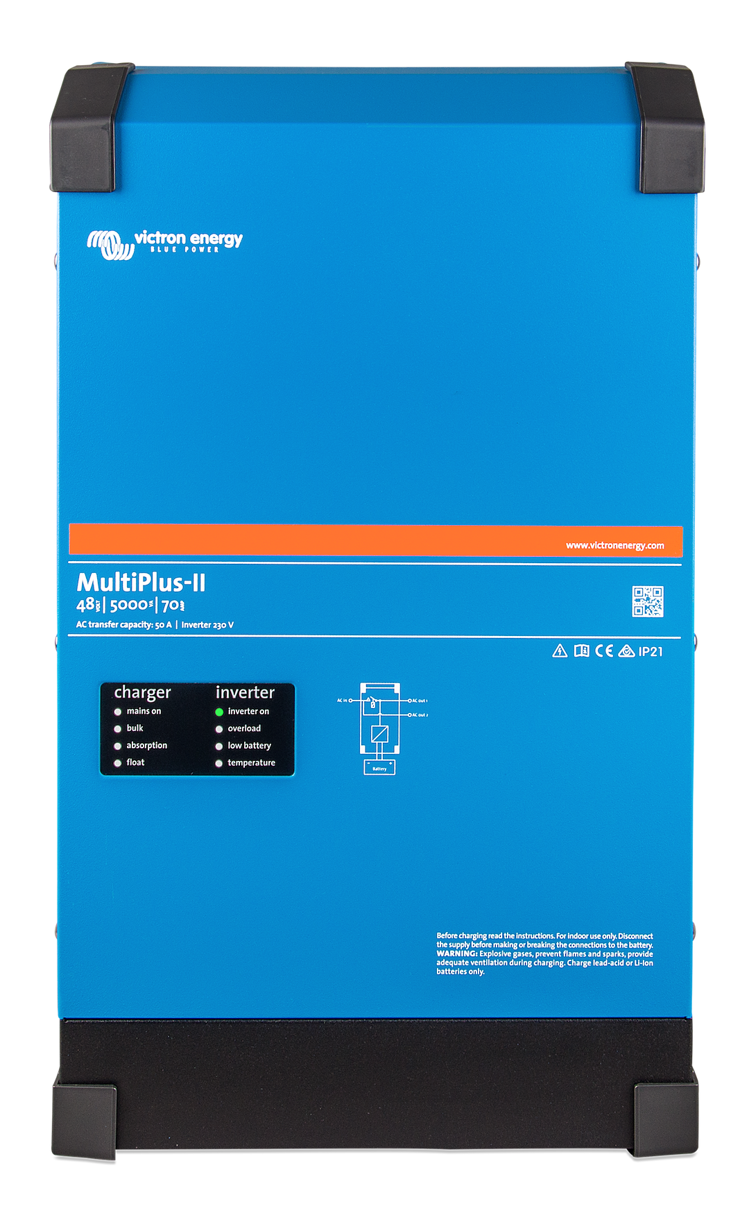 Victron Energy Pmp482505110 Power Inverter/ Battery Charger||pmp482505110.Png||85||vicp482505110||893387