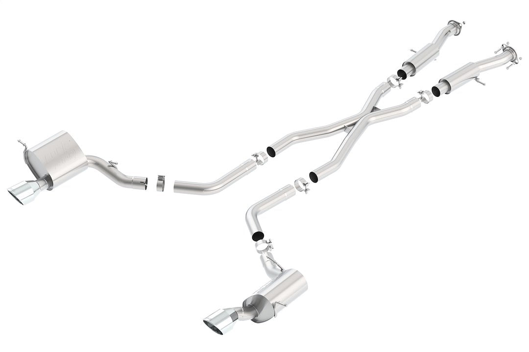 Product of Borla 140633 ATAK ® Series Cat Back System Dual Exhaust System Kit 