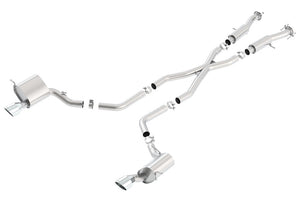 Product of Borla 140633 ATAK ® Series Cat Back System Dual Exhaust System Kit 