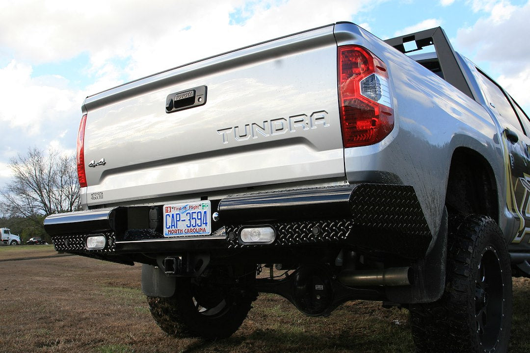 Product of Fab Fours TT14-T2850-1 Black Steel Steel Gloss Powder Coated Bumper 