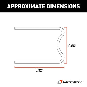 Product of Lippert Components 113511 Trailer Landing Gear Mounting Bracket