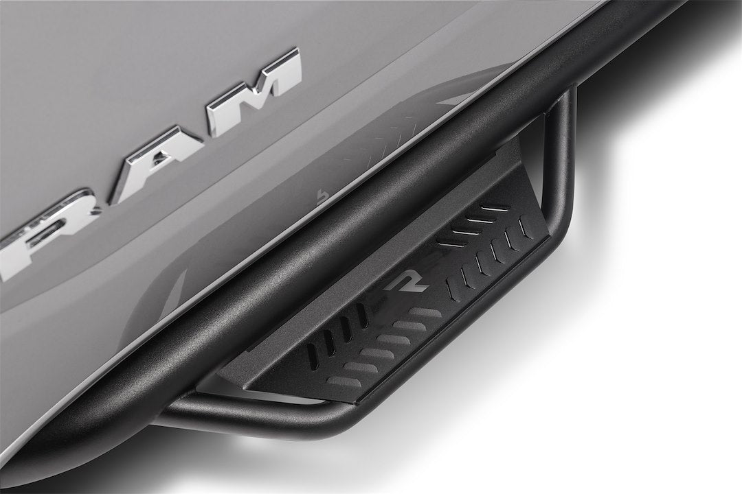Product of N-Fab HPD2086MC-TX Podium Nerf Bar With Drop Down Steps 