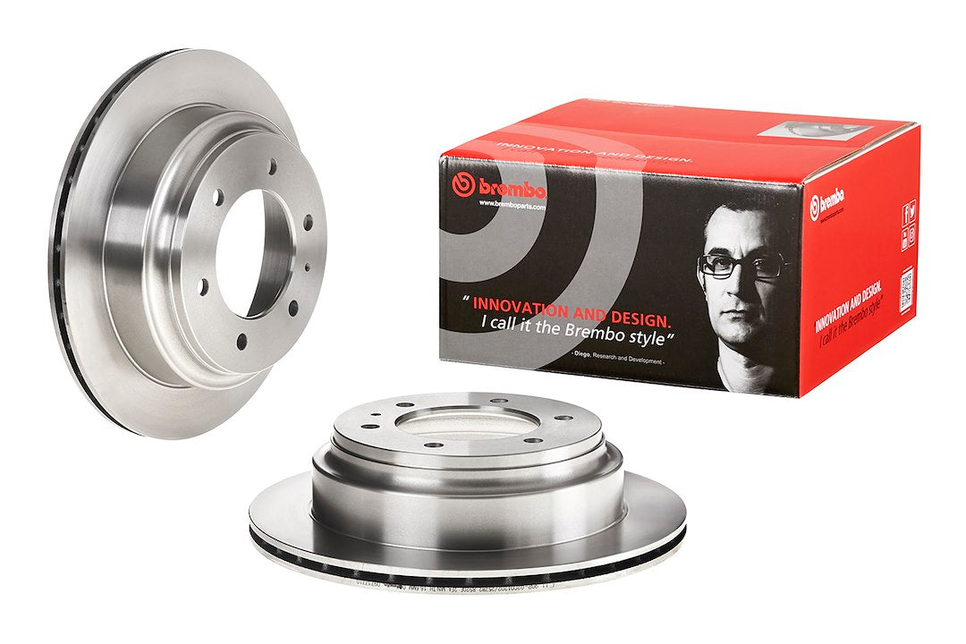 Product of Brembo 09737710C02 Vented 1 Piece Brake Rotor 