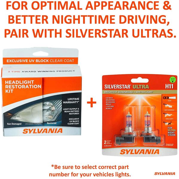 Product of Sylvania Silverstar Hrk.Bx Headlight Restoration Kit