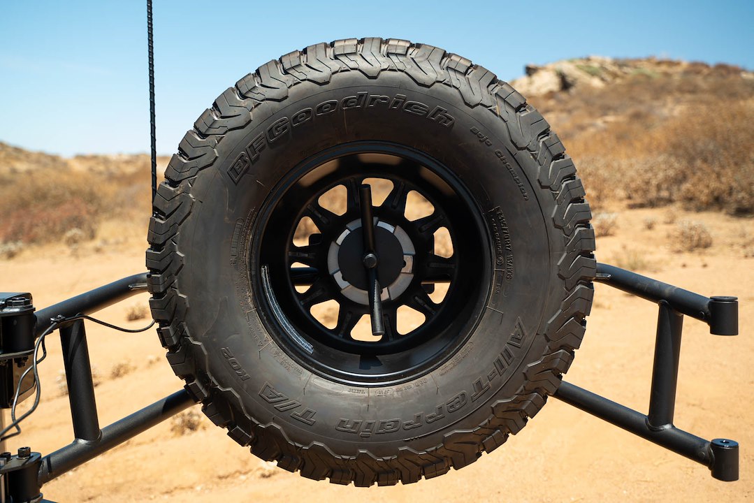Dv8 Offroad Tcjk-14 Spare Tire Carrier||jeep-Wrangler-Jk-Body-Mounted-Tire-Carrier-Installed-11.Jpg||95||dv8tcjk14||1976681