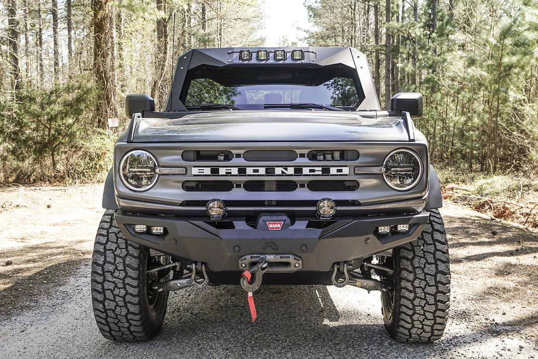Product of Fab Fours FB21-F5251-1 Premium Steel Powder Coated Bumper 