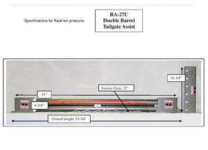 Product of Rack-Em Ra-27c Tailgate Assist