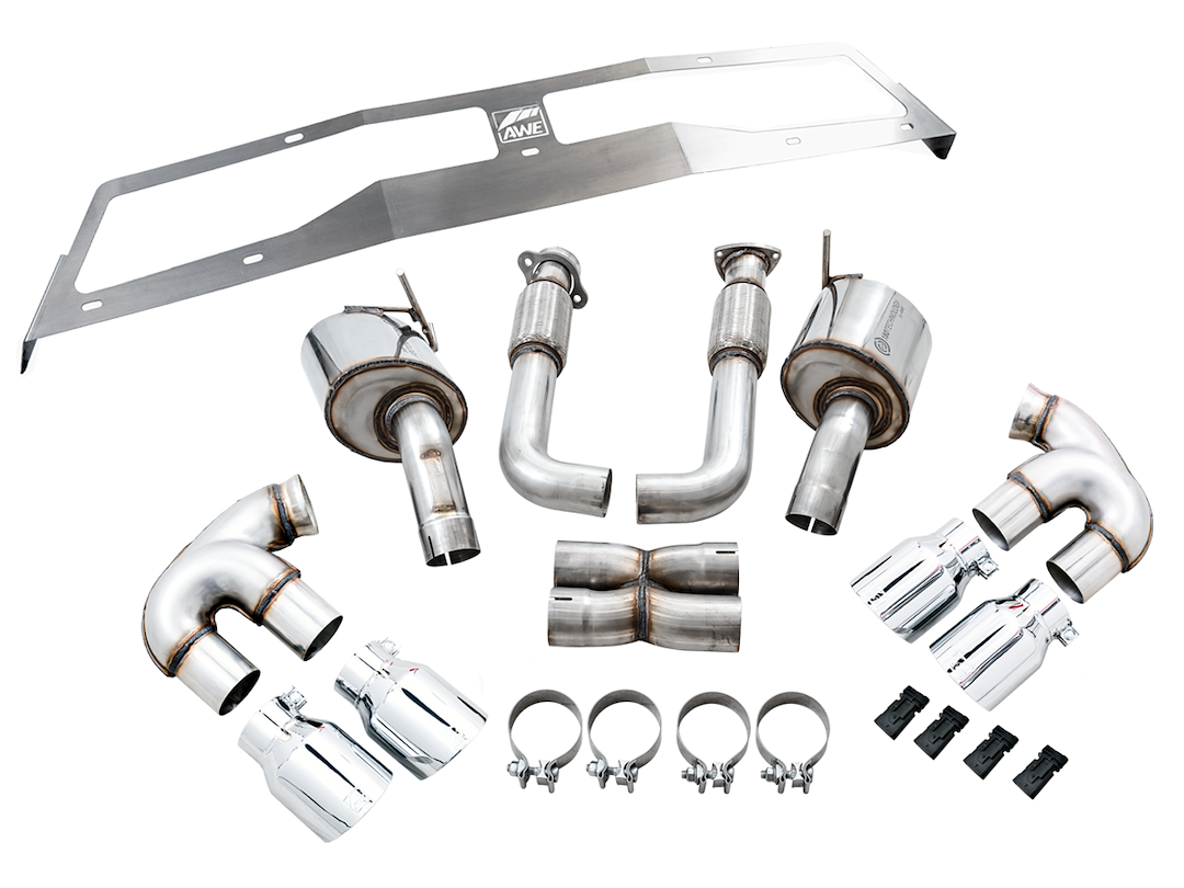 Product of AWE Tuning 3015-42151 Touring Edition Cat-Back System Dual Exhaust System Kit 