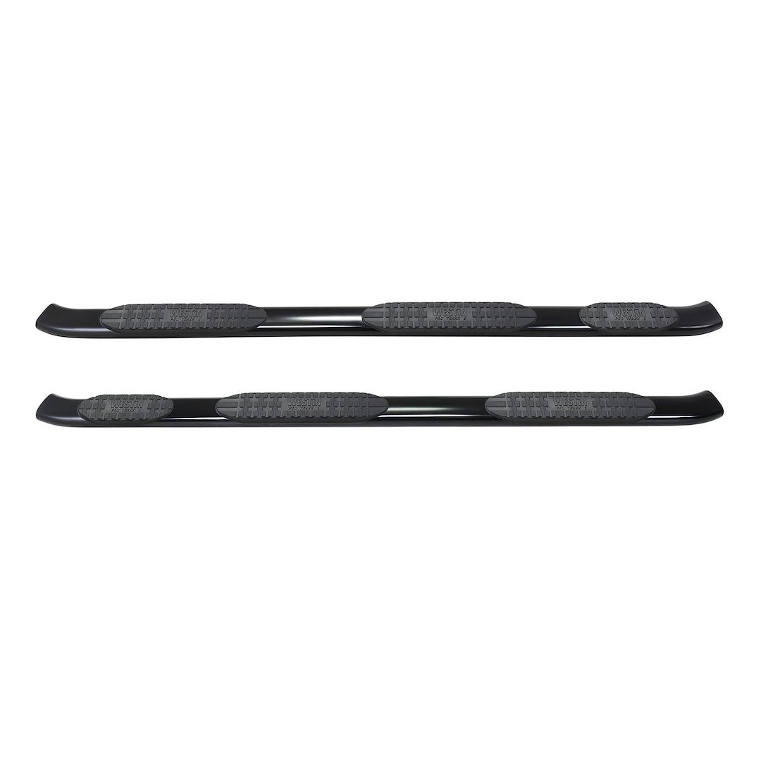 Product of Westin Automotive 21-534735 Black Powder Coated Oval Nerf Bar - Truck Wheel To Wheel 