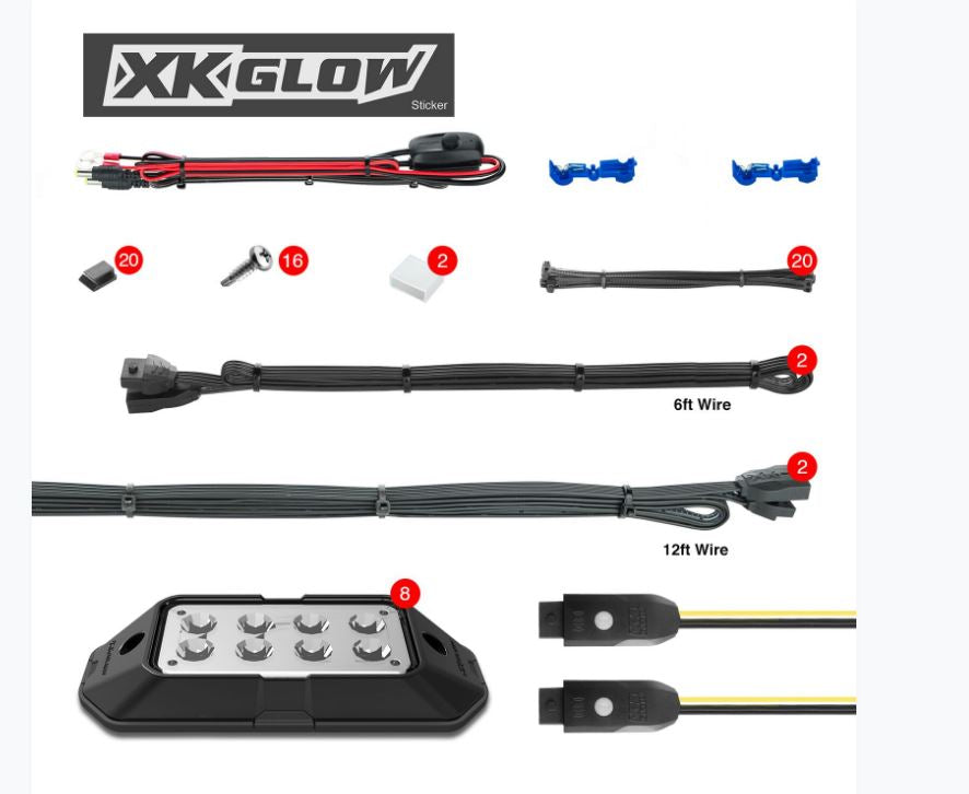 Xk Glow Xk-Rock-Adv Underbody Light Kit||xk-Rock-Adv.Jpg||85||xkgrockadv||1278824