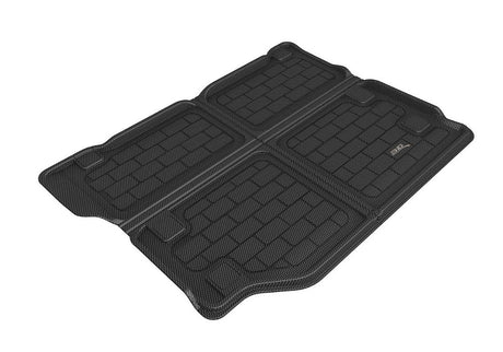 Product of 3D Mats M1JP0251309 Black Thermoplastic Rubber Of Carbon Fiber Texture To Back Of 2nd Seat Cargo Area Liner 
