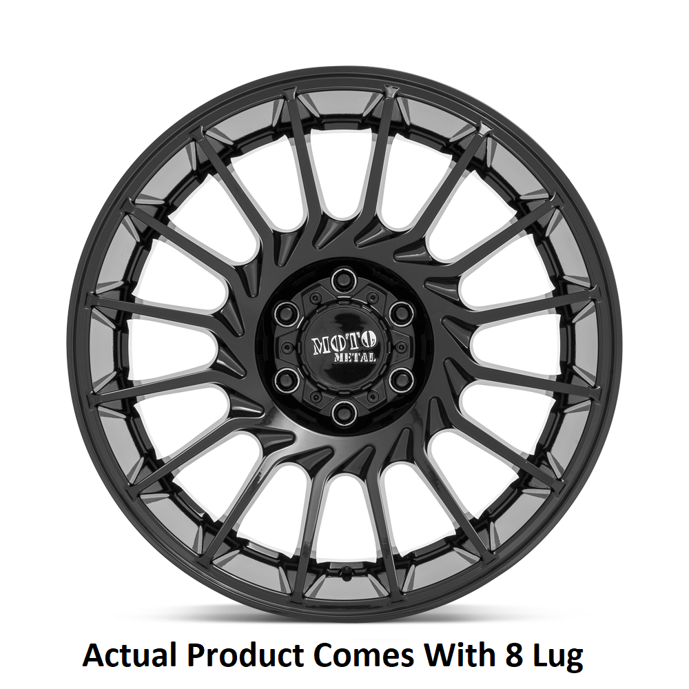 Product of Moto Metal Wheels 22x12 Black Wheel - 8x6.50 Bolt Pattern 