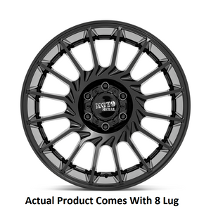 Product of Moto Metal Wheels 22x12 Black Wheel - 8x6.50 Bolt Pattern 