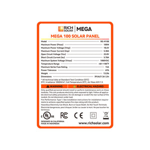 Rich Solar Rs-M100 Solar Panel||rs-M100_9.Jpg||94||rchrsm100||2258995