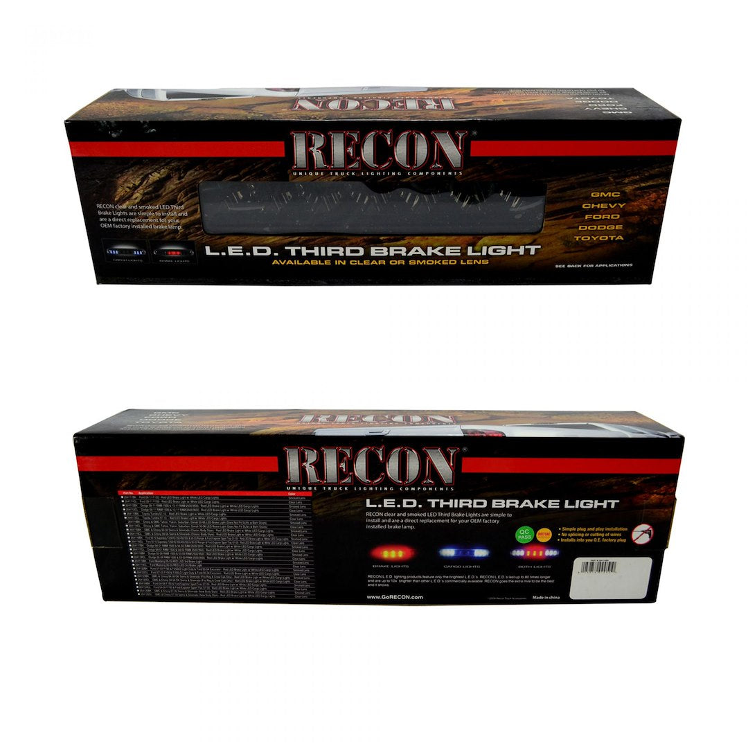 Recon Accessories 264115bk Center High Mount Stop Light||||86||r89264115bk||1915424