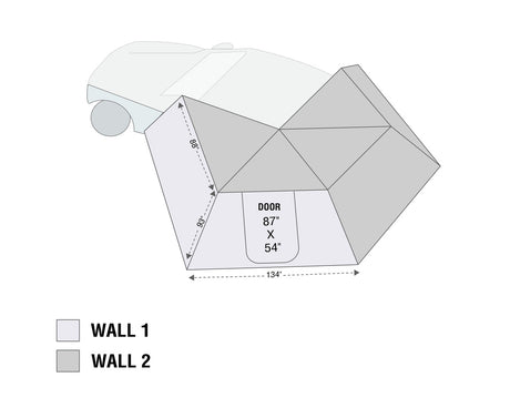 Product of Overland Vehicle Systems 18299909 Awning Extension Panel