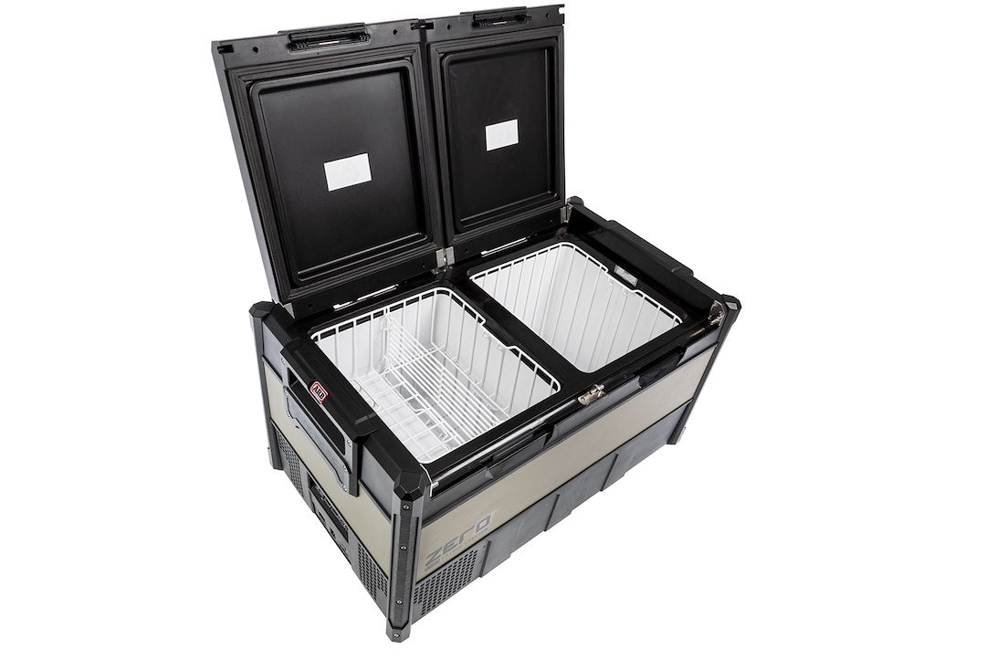 Product of ARB 3.3 Cubic Feet Dual Compartment 2 Door Refrigerator , Black/ Tan 