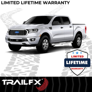 Product of TrailFX A7093S TFX 5" Oval Straight Side Bars Nerf Bar With Surface Steps 