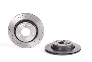 Product of Brembo 0977021XC02 Xtra Vented Cross Drilled 1 Piece Brake Rotor 