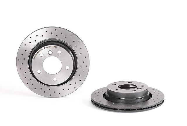 Product of Brembo 0977021XC02 Xtra Vented Cross Drilled 1 Piece Brake Rotor 