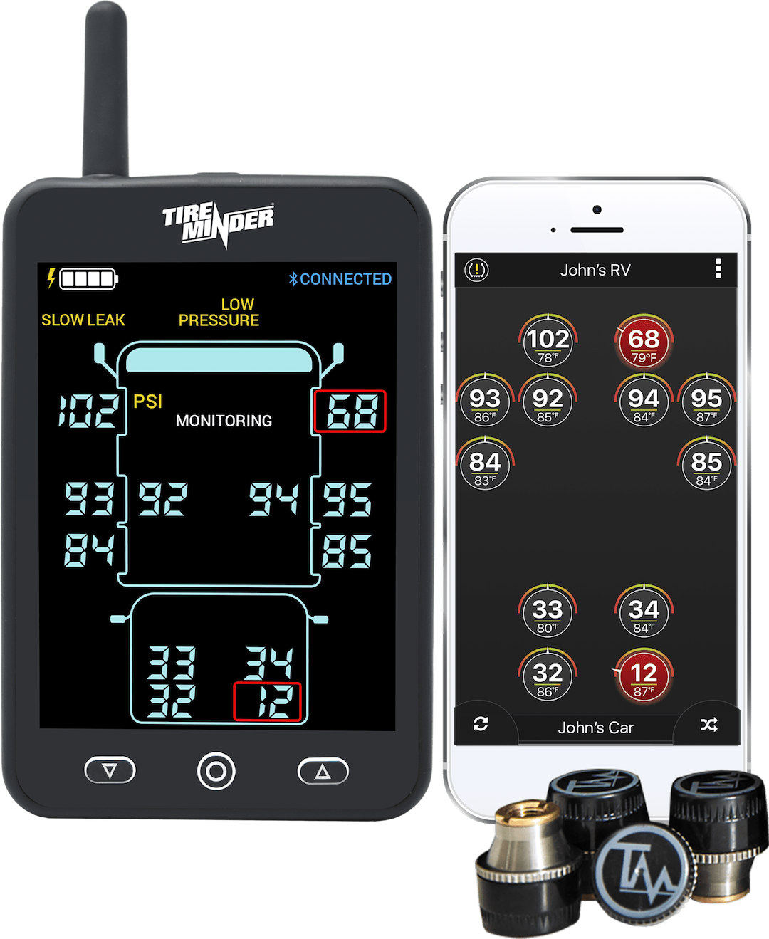 Product of Minder Research Tm22129 Tire Pressure Monitoring System - Tpms