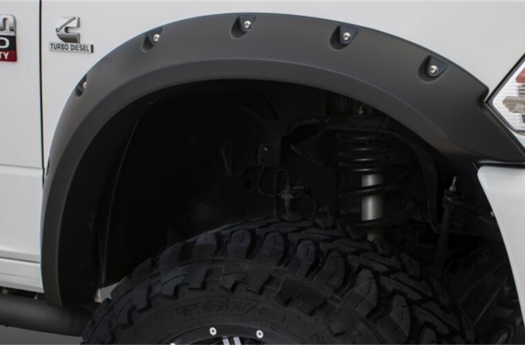 Product of Bushwacker 50921-02 Pocket Style/ Exposed Fasteners Black Fender Flare - Set Of 4 