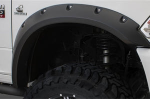 Product of Bushwacker 50921-02 Pocket Style/ Exposed Fasteners Black Fender Flare - Set Of 4 