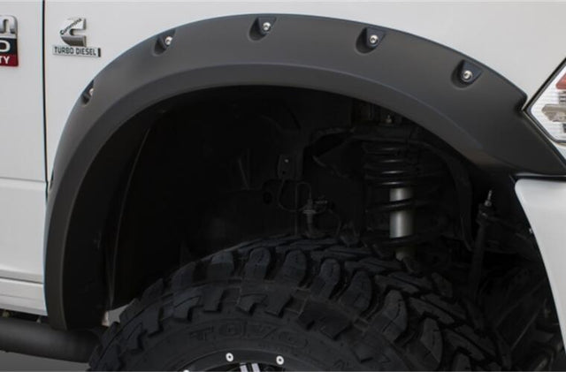 Product of Bushwacker 50921-02 Pocket Style/ Exposed Fasteners Black Fender Flare - Set Of 4 