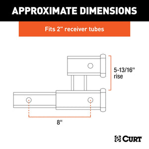 Curt 45792 Trailer Hitch Extension||45792_3008x1990_Ca.Jpg||89||c9345792||1203639