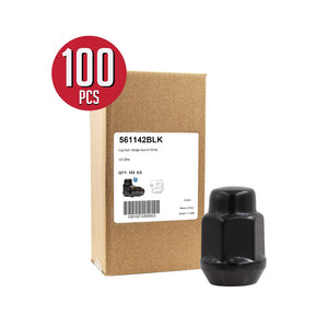 Product of Coyote Wheel Accessories 561142BLK 60 Degree Conical Bulge 1/2x20 Lug Nut 