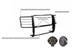 Product of Black Horse Offroad 17FB28MA-PLB Grille Guard  
