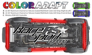 Race Sport Lighting Rsukit Underbody Light Kit||||90||rslukit||1916737