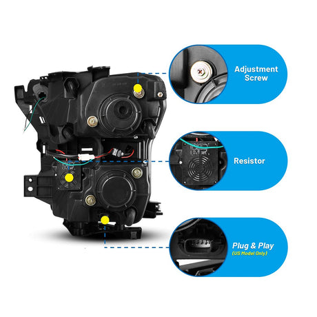 Product of Winjet Chwj-0427-C Headlight Assembly