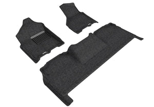 Product of 3D Mats ELEGANT Series L1DG03204709 Black Thermoplastic Rubber Of Carbon Fiber Texture Floor Liner 