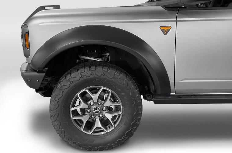 Product of Bushwacker 20961-02 Non-Exposed Fasteners Black Fender Flare - Set Of 4 