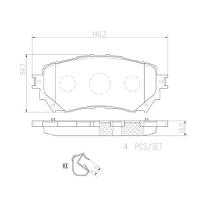 Brembo P49048n Brake Pad||p49048n_Drw.Jpg||87||brmp49048n||1753275