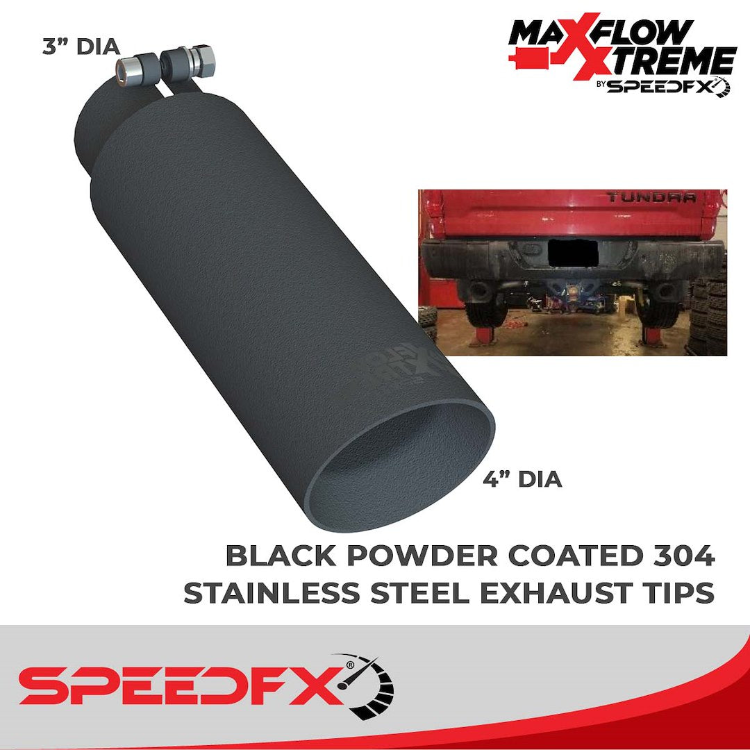 Product of SpeedFX 50800 MaxFlow Xtreme Cat Back System Dual Exhaust System Kit 
