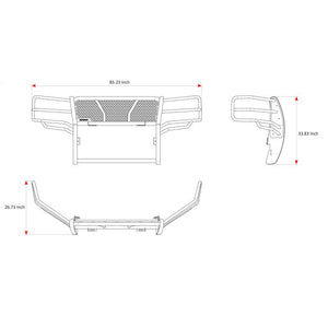 Black Horse Offroad Ru-Chsi11-B-Plfr Grille Guard||ru-Chsi11-B-Plfr_7.Jpeg||92||blkhsi11bplfr||2238541
