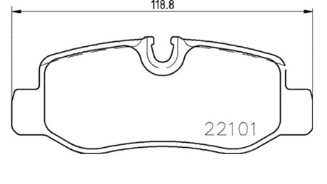 Product of Hella 355021761 Brake Pad - 