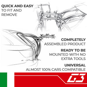 Product of G3 S.P.A. 23.201 Bike Rack - Trunk/ Hatch Mount