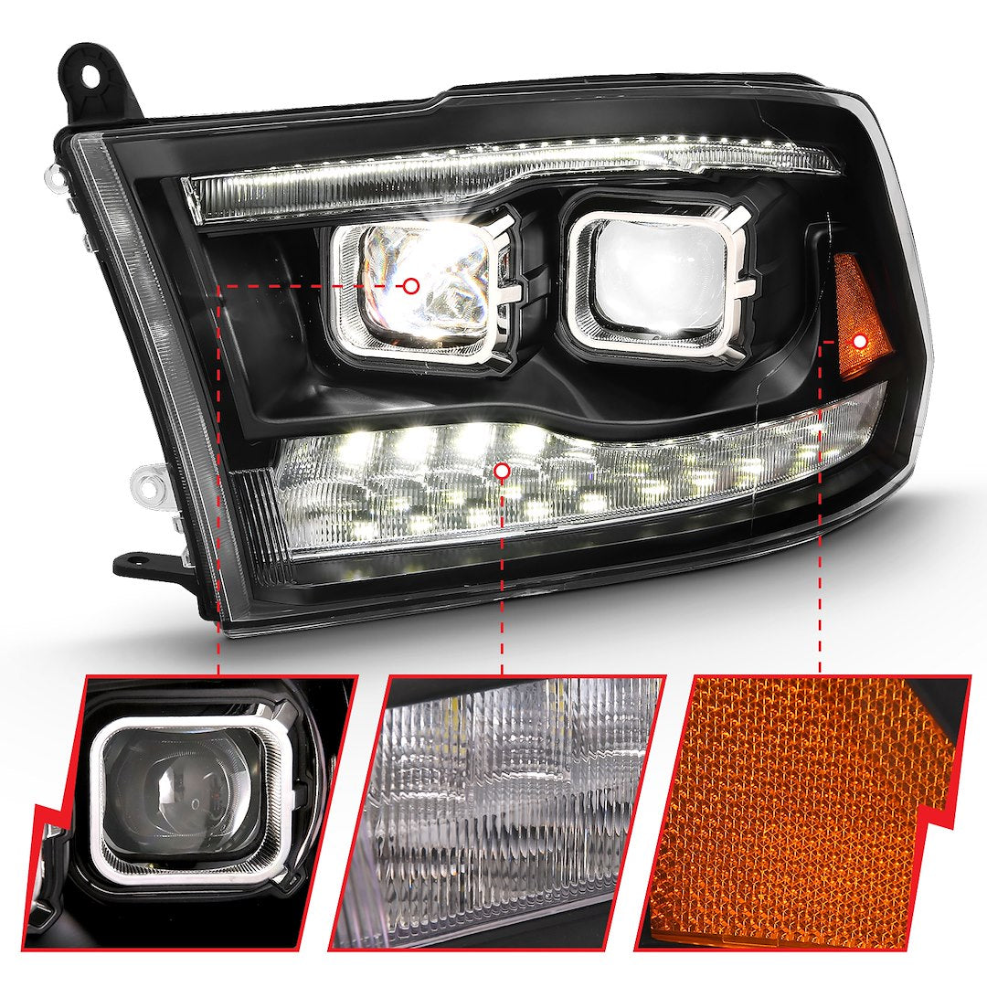 Product of ANZO USA 111464 Projector Beam Headlight Assembly - LED - Set Of 2 