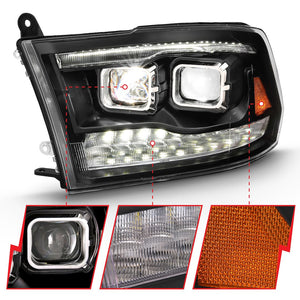Product of ANZO USA 111464 Projector Beam Headlight Assembly - LED - Set Of 2 